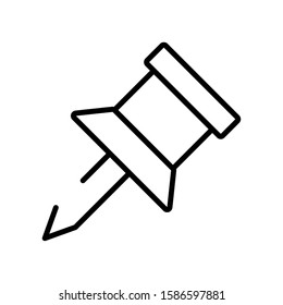 paper note pin isolated icon vector illustration design