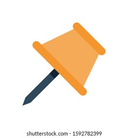 paper note pin isolated icon vector illustration design