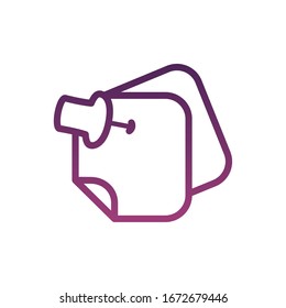 Vektorillustration-Design der Notenstiftstifte