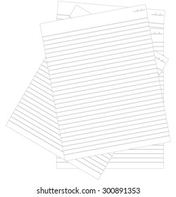 Paper, notebook for note taking.