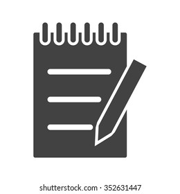 Paper, notebook, notepad icon vector image. Can also be used for education and science. Suitable for use on web apps, mobile apps and print media.