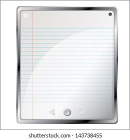 paper notepad electronic