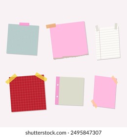 a paper and a notepad with a red ball on it