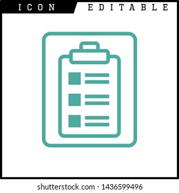paper notes icon isolated sign symbol vector illustration - vector