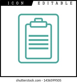 paper notes icon isolated sign symbol vector illustration - vector