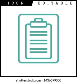 paper notes icon isolated sign symbol vector illustration - vector
