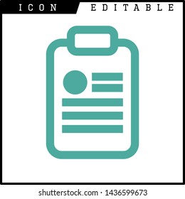 paper notes icon isolated sign symbol vector illustration - vector