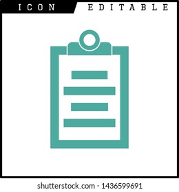 paper notes icon isolated sign symbol vector illustration - vector
