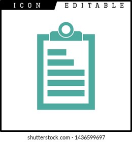 paper notes icon isolated sign symbol vector illustration - vector