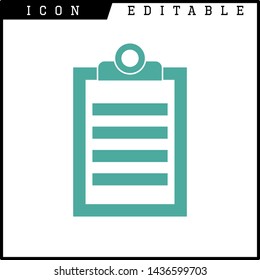 paper notes icon isolated sign symbol vector illustration - vector