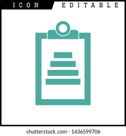 paper notes icon isolated sign symbol vector illustration - vector