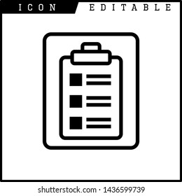 paper notes icon isolated sign symbol vector illustration - vector