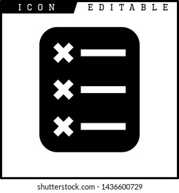 paper notes icon isolated sign symbol vector illustration - vector