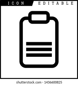 paper notes icon isolated sign symbol vector illustration - vector