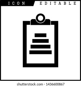 paper notes icon isolated sign symbol vector illustration - vector