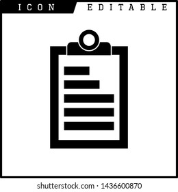 paper notes icon isolated sign symbol vector illustration - vector