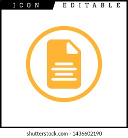 paper notes icon isolated sign symbol vector illustration - vector