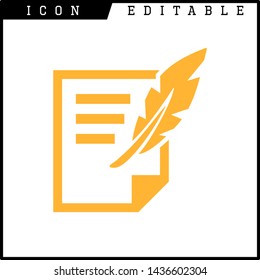 paper notes icon isolated sign symbol vector illustration - vector
