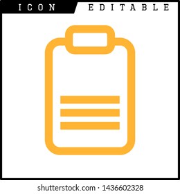 paper notes icon isolated sign symbol vector illustration - vector