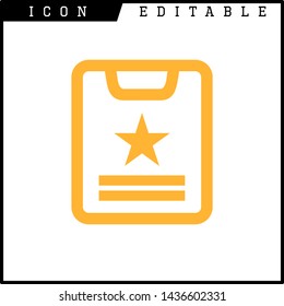 paper notes icon isolated sign symbol vector illustration - vector