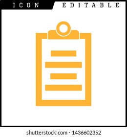 paper notes icon isolated sign symbol vector illustration - vector