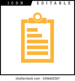 paper notes icon isolated sign symbol vector illustration - vector