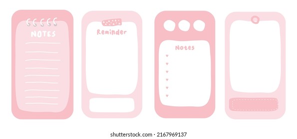 Paper notes. Information board with blank Paper sticky notes for reminders, to do list, planner, schedule. 
