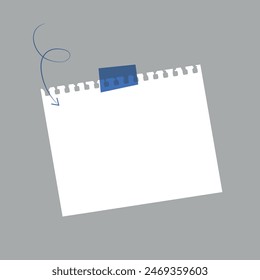 Paper notes, stickers, sticky sheets and tape. Vector to do list, memo messages, notepads and torn paper sheets. Notepaper meeting reminder, office notice or information board with appointments