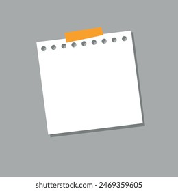 Paper notes, stickers, sticky sheets and tape. Vector to do list, memo messages, notepads and torn paper sheets. Notepaper meeting reminder, office notice or information board with appointments