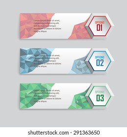  Paper number options template,Vector design template,