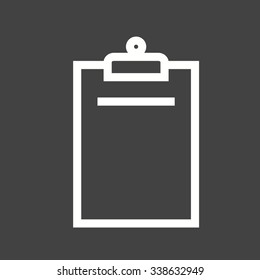 Paper, office, board icon vector image.Can also be used for office. Suitable for mobile apps, web apps and print media.