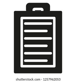 paper on board icon with solid style,elegance and modern design.