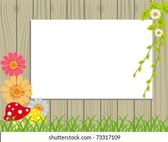 paper on wood pattern