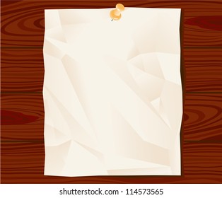 paper on wooden texture