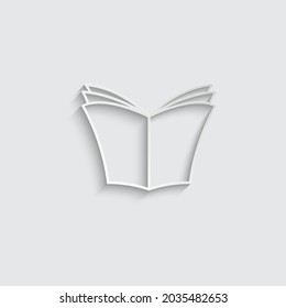 paper open  book - vector icon