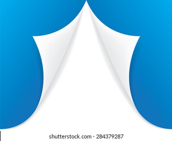 Paper opening vector design