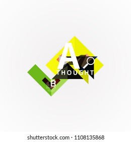 Paper option steps diagram infographic layout. Vector artistic illustration for business presentation, web banner or poster