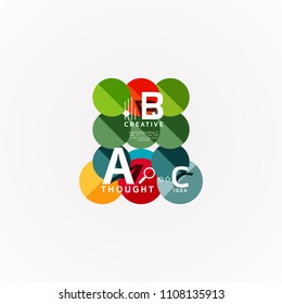 Paper option steps diagram infographic layout. Vector artistic illustration for business presentation, web banner or poster