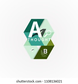 Paper option steps diagram infographic layout. Vector artistic illustration for business presentation, web banner or poster