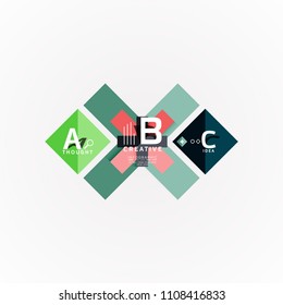 Paper option steps diagram infographic layout. Vector artistic illustration for business presentation, web banner or poster
