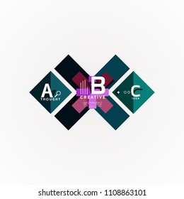 Paper option steps diagram infographic layout. Vector artistic illustration for business presentation, web banner or poster
