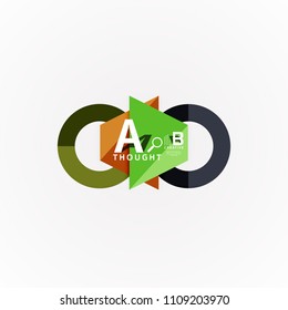 Paper option steps diagram infographic layout. Vector artistic illustration for business presentation, web banner or poster