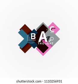 Paper option steps diagram infographic layout. Vector artistic illustration for business presentation, web banner or poster