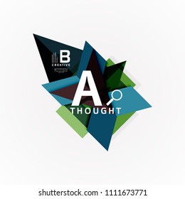 Paper option steps diagram infographic layout. Vector artistic illustration for business presentation, web banner or poster