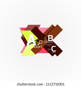 Paper option steps diagram infographic layout. Vector artistic illustration for business presentation, web banner or poster