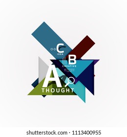 Paper option steps diagram infographic layout. Vector artistic illustration for business presentation, web banner or poster