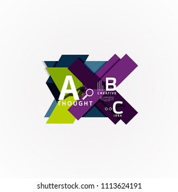 Paper option steps diagram infographic layout. Vector artistic illustration for business presentation, web banner or poster