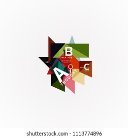 Paper option steps diagram infographic layout. Vector artistic illustration for business presentation, web banner or poster