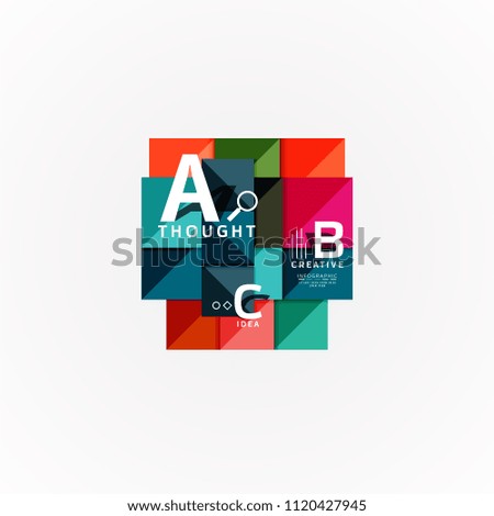 Paper option steps diagram infographic layout. Vector artistic illustration for business presentation, web banner or poster