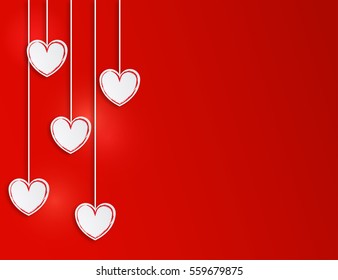 Paper Origami background or card. Vector illustration.